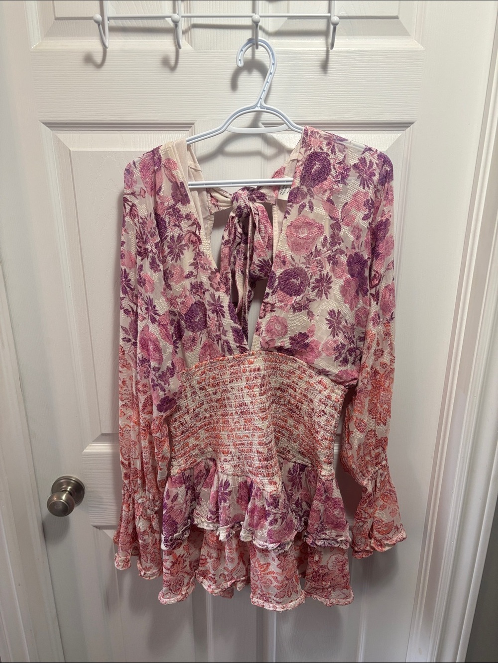 Hemant & Nandita Suki Ruffled Mini Dress